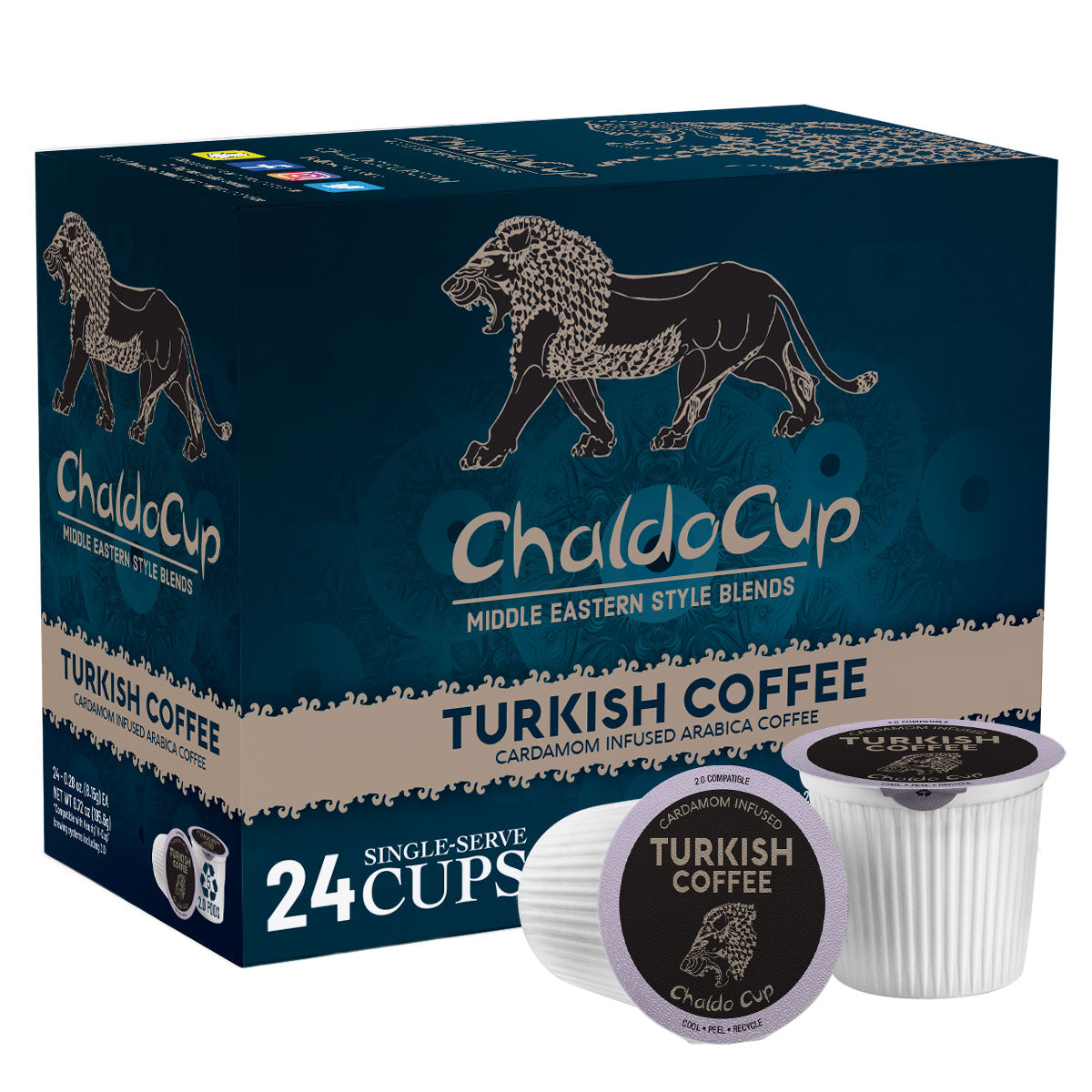 ChaldoCup Turkish Coffee Medium Roast for Keurig